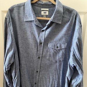 Old Navy Heather Blue Flannel
